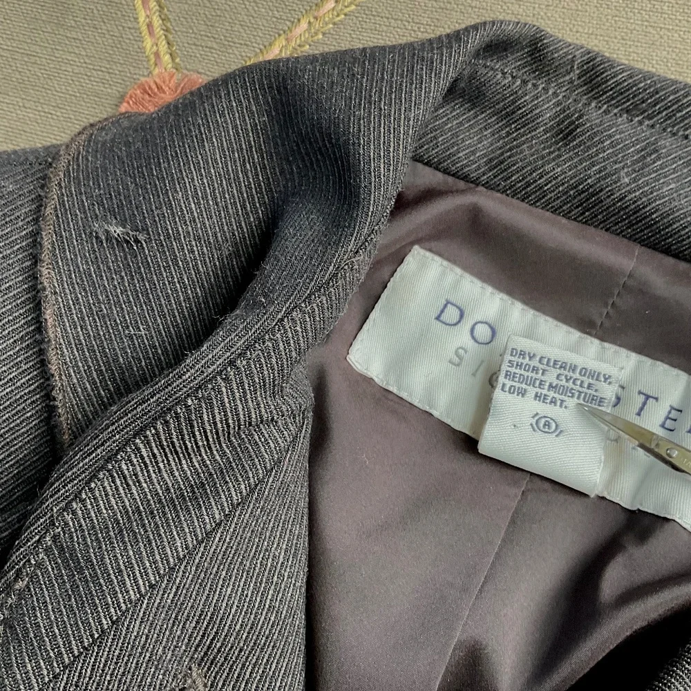 Doncaster Blazer Wool Brown Tweed Ruffle (6)